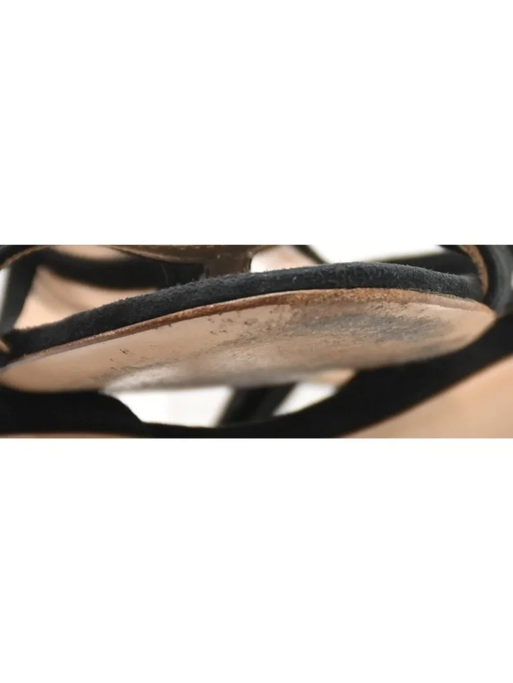 Gianvito Rossi Clear High Heel Strappy Sandals in Black